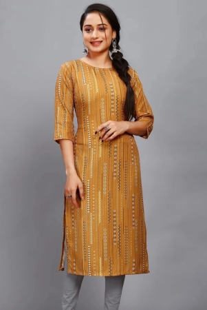 riaana-rayon-printed-straight-womens-kurti-mustard-pack-of-1-none