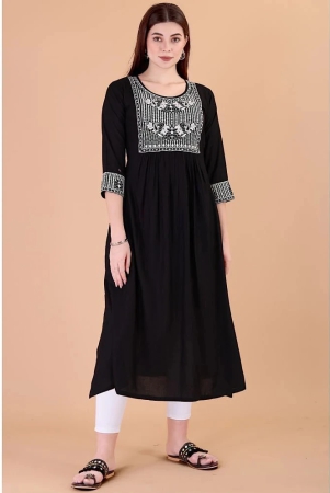 glomee-black-rayon-womens-nayra-kurti-pack-of-1-none