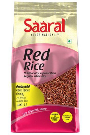 SAARAL Native Rice & Millets - Red Rice, Rich In Fibre, Helps In Digestion, 500 g