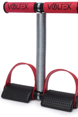 voltex-red-single-spring-tummy-trimmer-for-abs-exerciserbody-toner-and-fat-buster-for-men-and-women-red