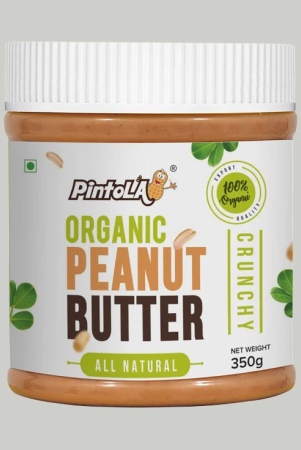 pintola-organic-all-natural-peanut-butter-unsweetened-crunchy-350-gm