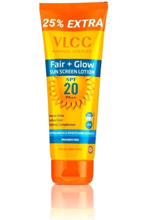 vlcc-fair-glow-sunscreen-lotion-spf-20-pa-100-g-with-25-g-extra