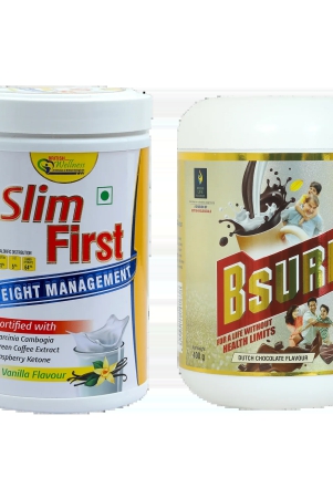 british-life-science-slimfirst-vanilla-bsure-sugar-chocolate-combo-health-supplemment-with-essential-nutrient