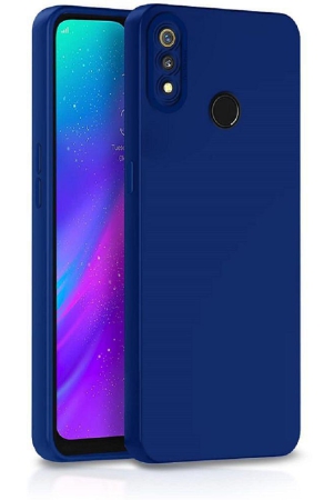 case-vault-covers-blue-silicon-plain-cases-compatible-for-realme-3-pro-pack-of-1-blue