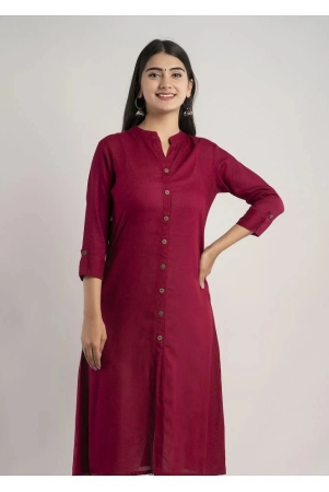 mauka-maroon-rayon-womens-a-line-kurti-pack-of-1-none