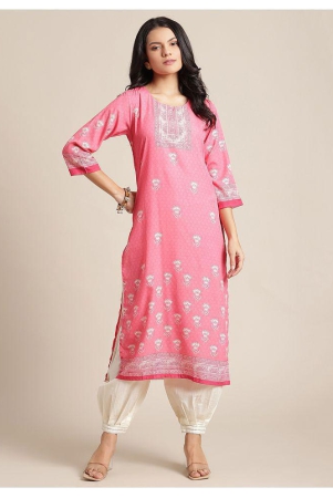 ksut-pink-viscose-straight-kurti-single-m