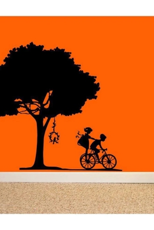 decor-villa-girl-is-on-bike-with-boy-vinyl-wall-stickers