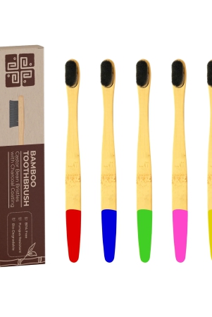 Bamboo Toothbrush (Nano)-Red