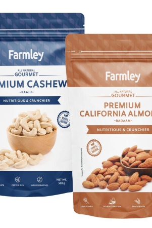 farmley-premium-almond-cashew-combo-1-kg-dry-fruits-combo-pack-almond-500-gram-cashew-500-gram