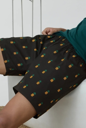 Remix Cotton Boxers Pineapple Black L