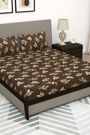 arena-180-tc-brown-double-size-bedsheet-with-2-pillow-cover-double-bedsheet-180-tc-brown