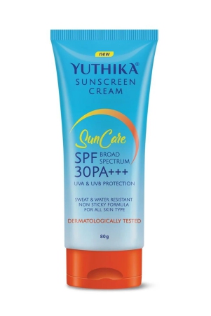 yuthika-sunscreen-spf-30-pa-with-uva-uvb-protection-80g-dermatologically-tested-sunscreen-cream-for-women-and-men