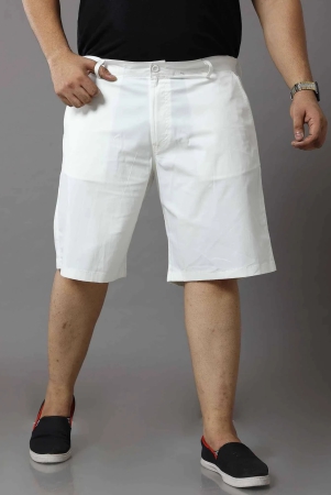 White Shorts Mens Plus Size-42