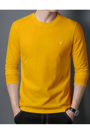 supersquad-cotton-regular-fit-solid-full-sleeves-mens-t-shirt-mustard-pack-of-1-none