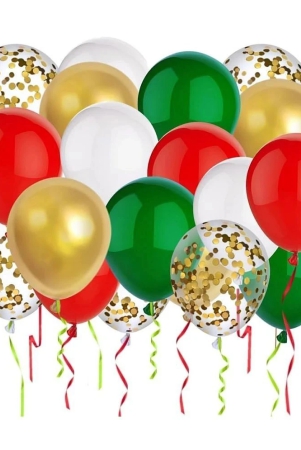 30-pcs-metallic-balloon-red-green-white-gold-5-pcs-confetti-balloon-gold-for-party-decoration-multi-color