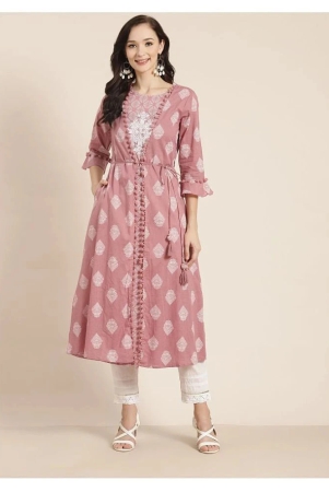 juniper-pink-cotton-womens-jacket-style-kurti-pack-of-1-xs