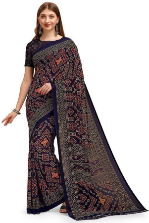 leelavati-navy-blue-georgette-saree-with-blouse-piece-pack-of-1-navy-blue