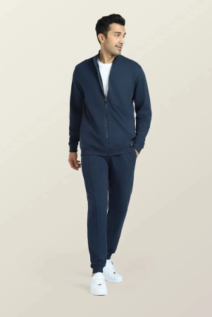 xyxx-blue-cotton-blend-regular-fit-mens-tracksuit-pack-of-1-xl