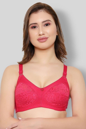 kyodo-pink-cotton-blend-non-padded-womens-everyday-bra-pack-of-1-42b