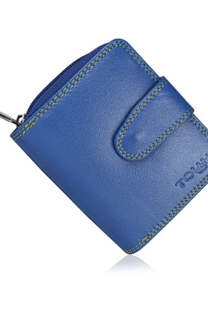 tough-women-blue-genuine-leather-wallet-regular-size-11-card-slots-blue