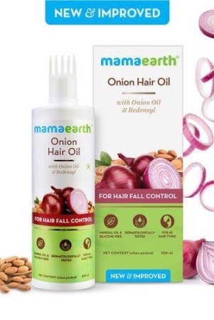 Mamaearth Onion Hair Oil with Onion & Redensyl for Hair Fall Control (150ml)