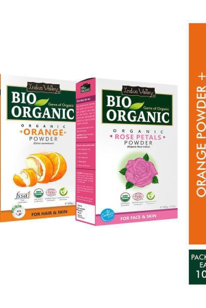 indus-valley-bio-organic-orange-peel-powder-and-rose-petla-powder-combo-pack