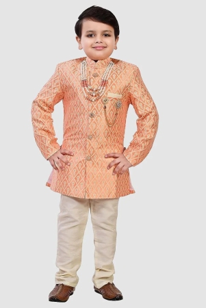 arshia-fashions-peach-silk-boys-sherwani-pack-of-1-none