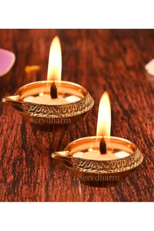 servdharm-diya-2-kuber-brass-diya-pack-of-2-