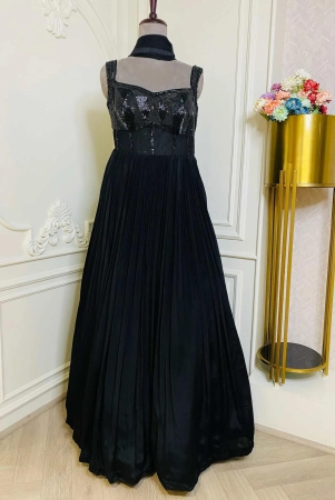 classic-black-color-dress-with-hand-work