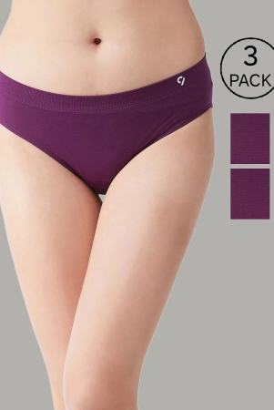 c9-airwear-purple-nylon-solid-womens-bikini-pack-of-3-none