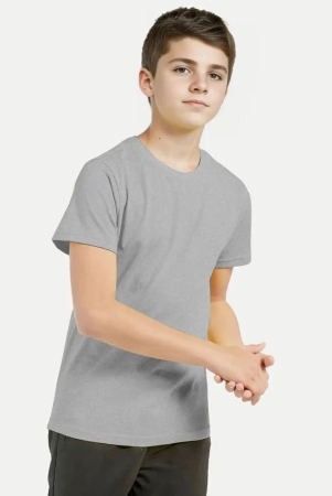 radprix-grey-cotton-blend-boys-t-shirt-pack-of-1-none