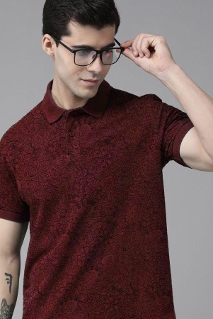 adorate-cotton-blend-regular-fit-printed-half-sleeves-mens-polo-t-shirt-wine-pack-of-1-none