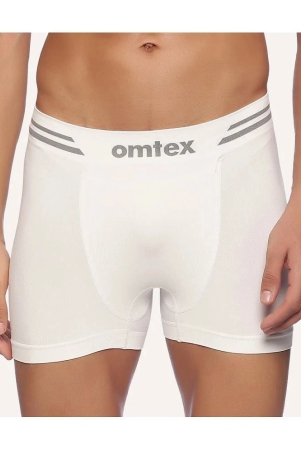 Omtex Nylon Mens Trunks ( White ) - None