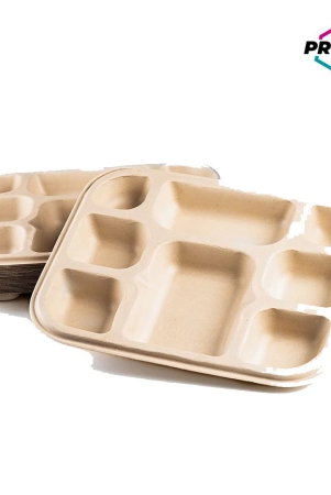 PRODO Bagasse Meal Tray 8CP