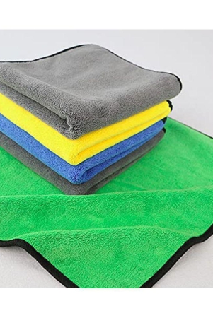 ingens-microfiber-cloth-for-car-cleaning-and-detailing-dual-sided-extra-thick-plush-microfiber-towel-lint-freepack-of-5-multicolor-650-gsm-40cm-x-40cm