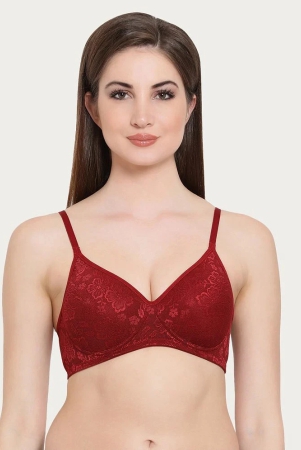 clovia-lace-t-shirt-bra-maroon-34b