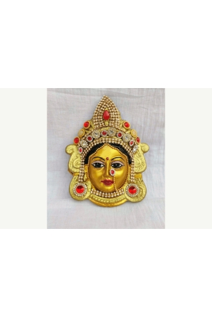 durga-devi-face-fiber-gold