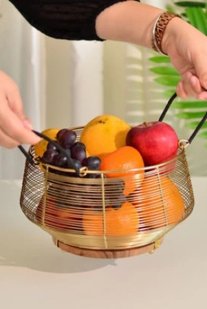 fruit-basket-round-bread-basket-wood-metal