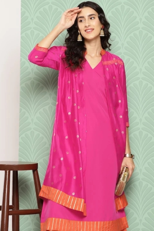 women-solid-regular-kurta-with-palazzos-with-jacket