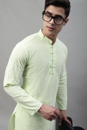 jompers-mens-green-embroidered-kurta-only-xxl-green