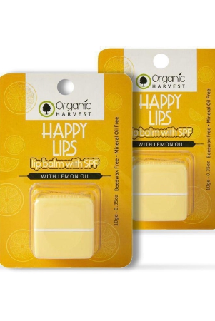 organic-harvest-lemon-lip-balm-enriched-with-spf-benefits-of-jojoba-oil-vitamin-e-lemon-oil-for-chapped-lips-10gm-pack-of-2