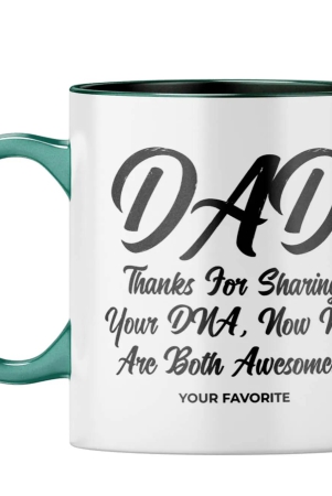 dad-thanks-for-sharing-dna-coffee-mug-dark-green