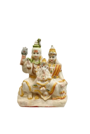 idol-collections-lord-shiva-parvathi-with-ganesh-statue-un-breakable-made-of-fibre