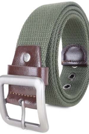 zacharias-green-canvas-mens-casual-belt-pack-of-1-none