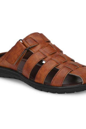 Leeport - Rust Mens Sandals - None