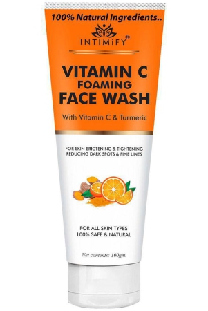 intimify-vitamin-c-face-wash-anti-aging-wrinkles-face-wash-skin-brightening-face-wash-100-gm