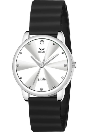 hamt-black-silicon-analog-womens-watch