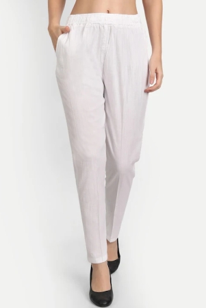 women-white-regular-fit-stretchable-trouser