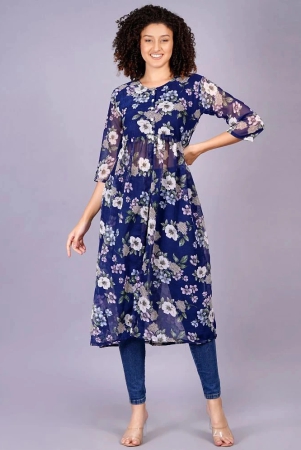 highlight-fashion-export-georgette-printed-midi-womens-fit-flare-dress-blue-pack-of-1-none