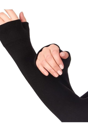 hsp-enterprises-high-performance-uv-sun-protection-arm-sleeves-for-athletic-cricket-bike-ridingcycling-lymphedema-basketball-baseball-running-outdoor-activities-black-black